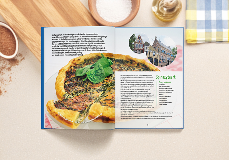 Resepten út ut hart fan Franeker. Kookboek van Maartje Nauta.